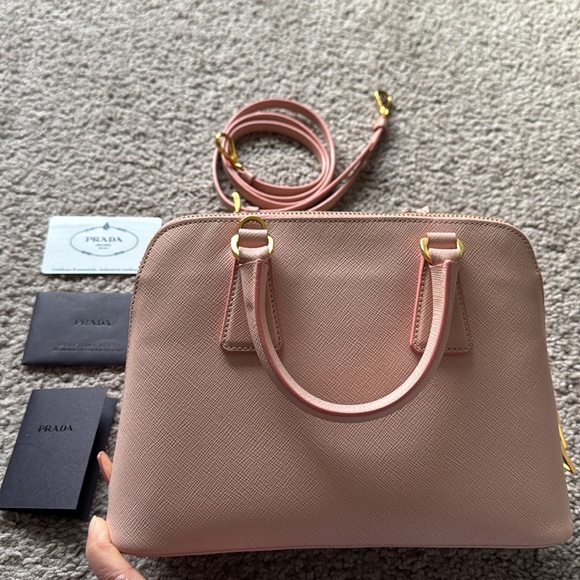 Prada Saffiano Lux Small Promenade Tote - Picture 2 of 14